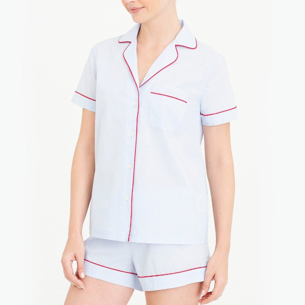 J. Crew Blue Vintage Pajama Set